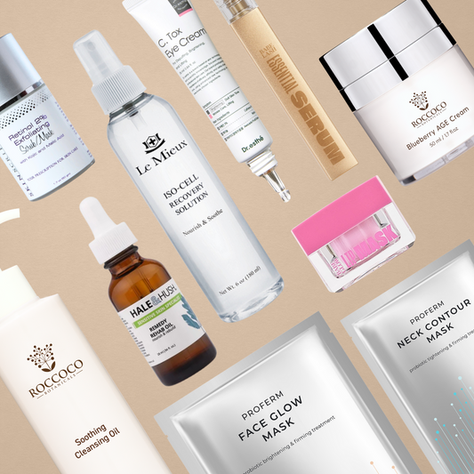 Skin Ritual No. 8: Evening Routine with Retinol Scrub + Masks for Face, Neck, Lips