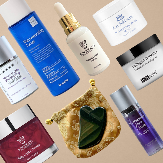 Skin Ritual No. 9: Evening Routine with Gua Sha, Exfoliator + Mask